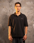 Black Relaxed Fit Polo