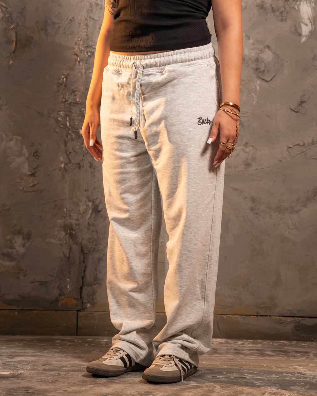 Light Grey Relaxed Fit Sweatpants