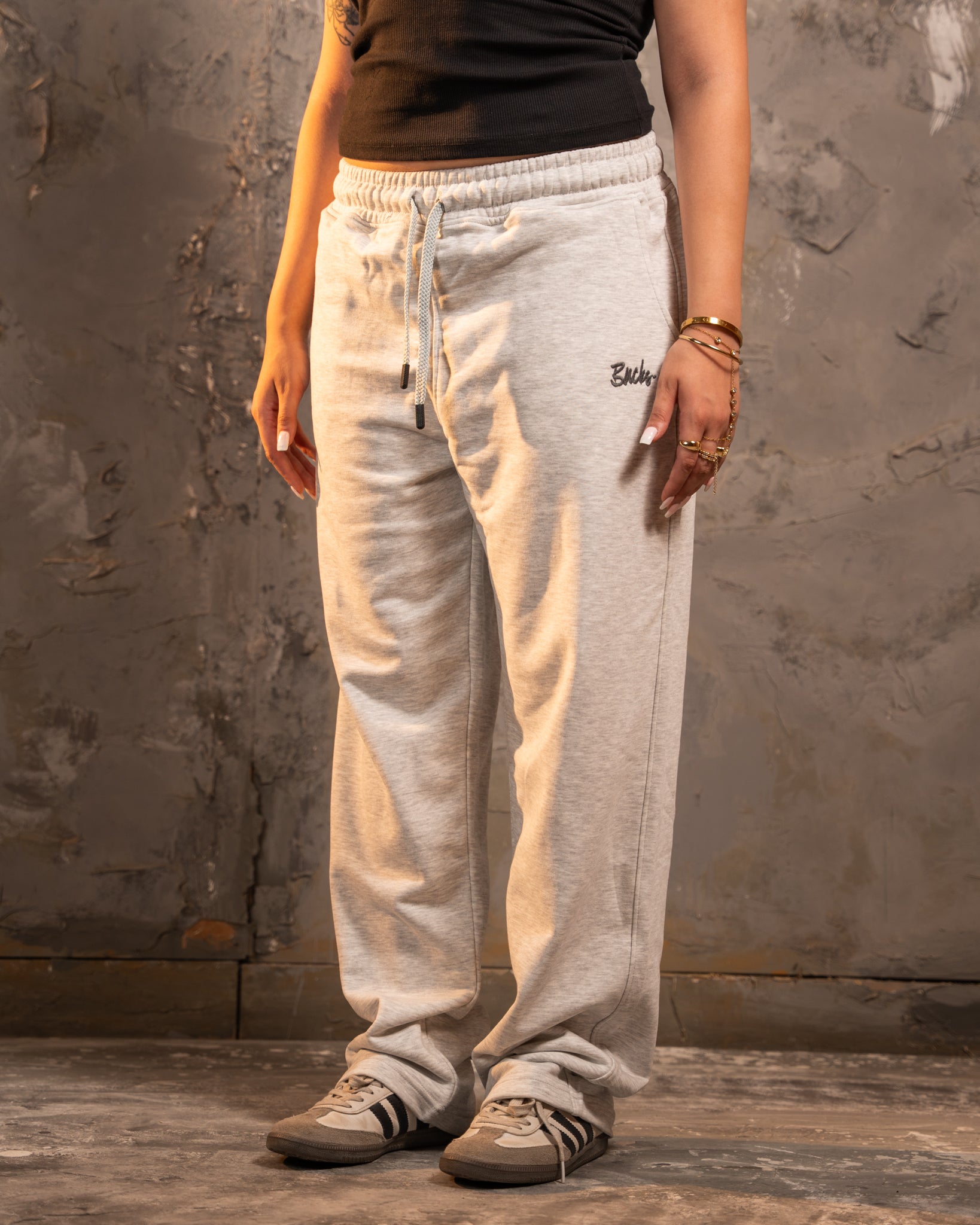 Light Grey Relaxed Fit Sweatpants