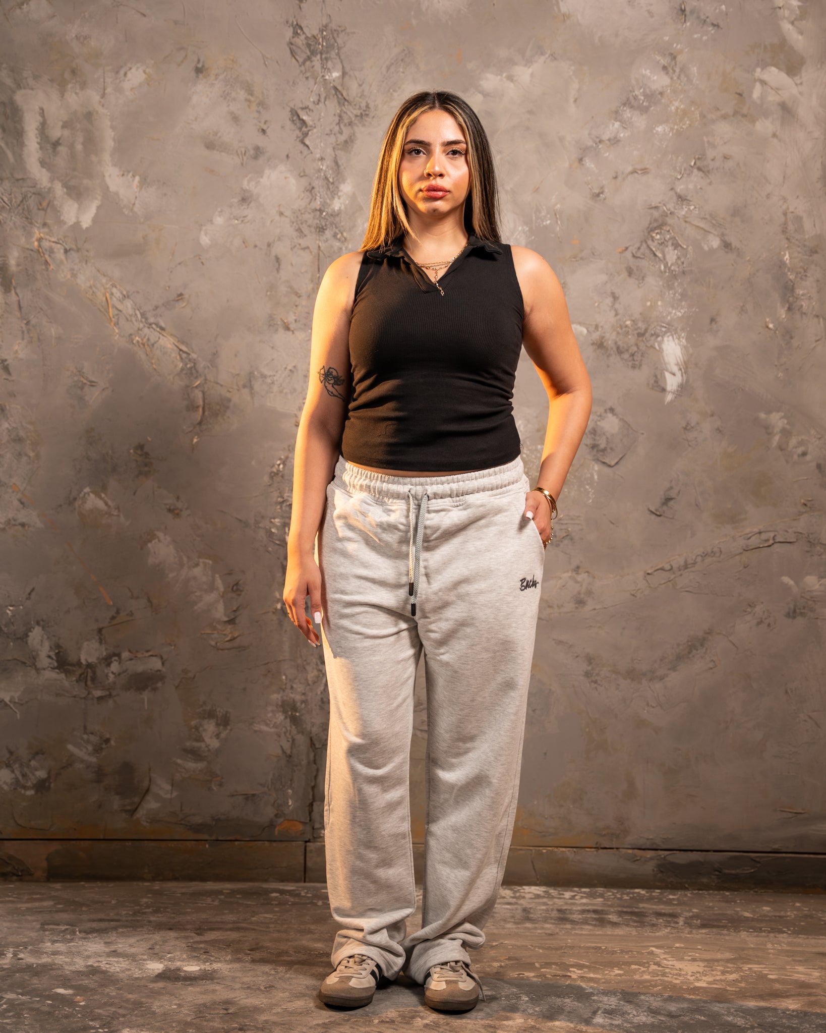 Light Grey Relaxed Fit Sweatpants