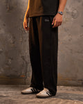 Black Relaxed Fit Sweatpants