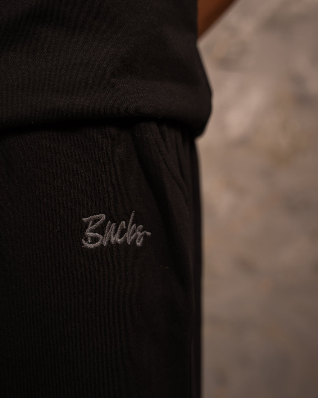 Black Relaxed Fit Sweatpants