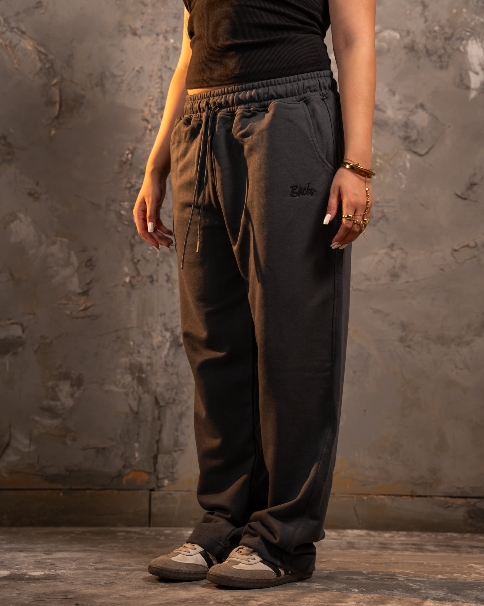 Dark Grey Relaxed Fit Sweatpants