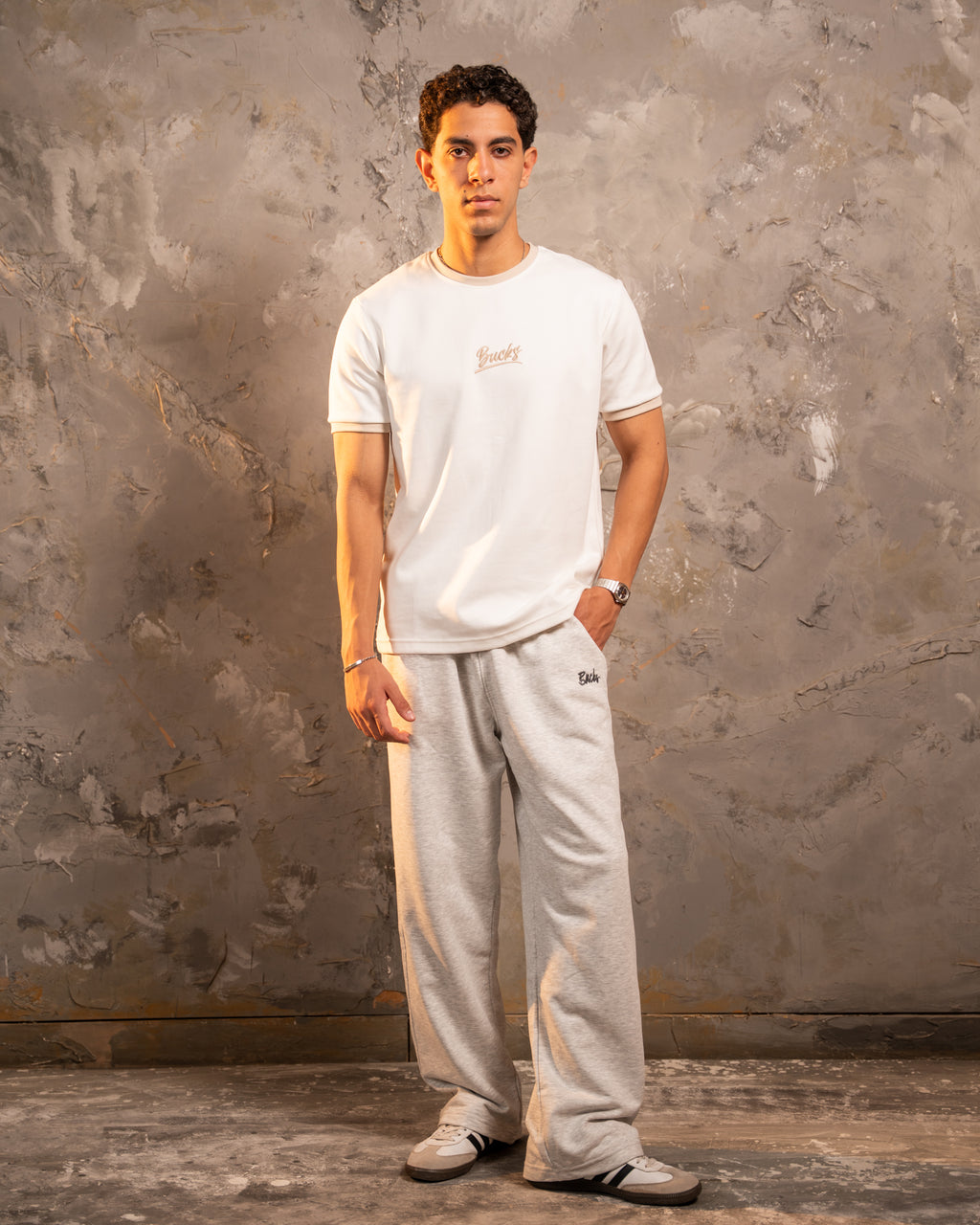 Light Grey Relaxed Fit Sweatpants