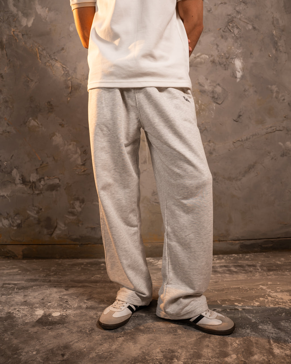 Light Grey Relaxed Fit Sweatpants