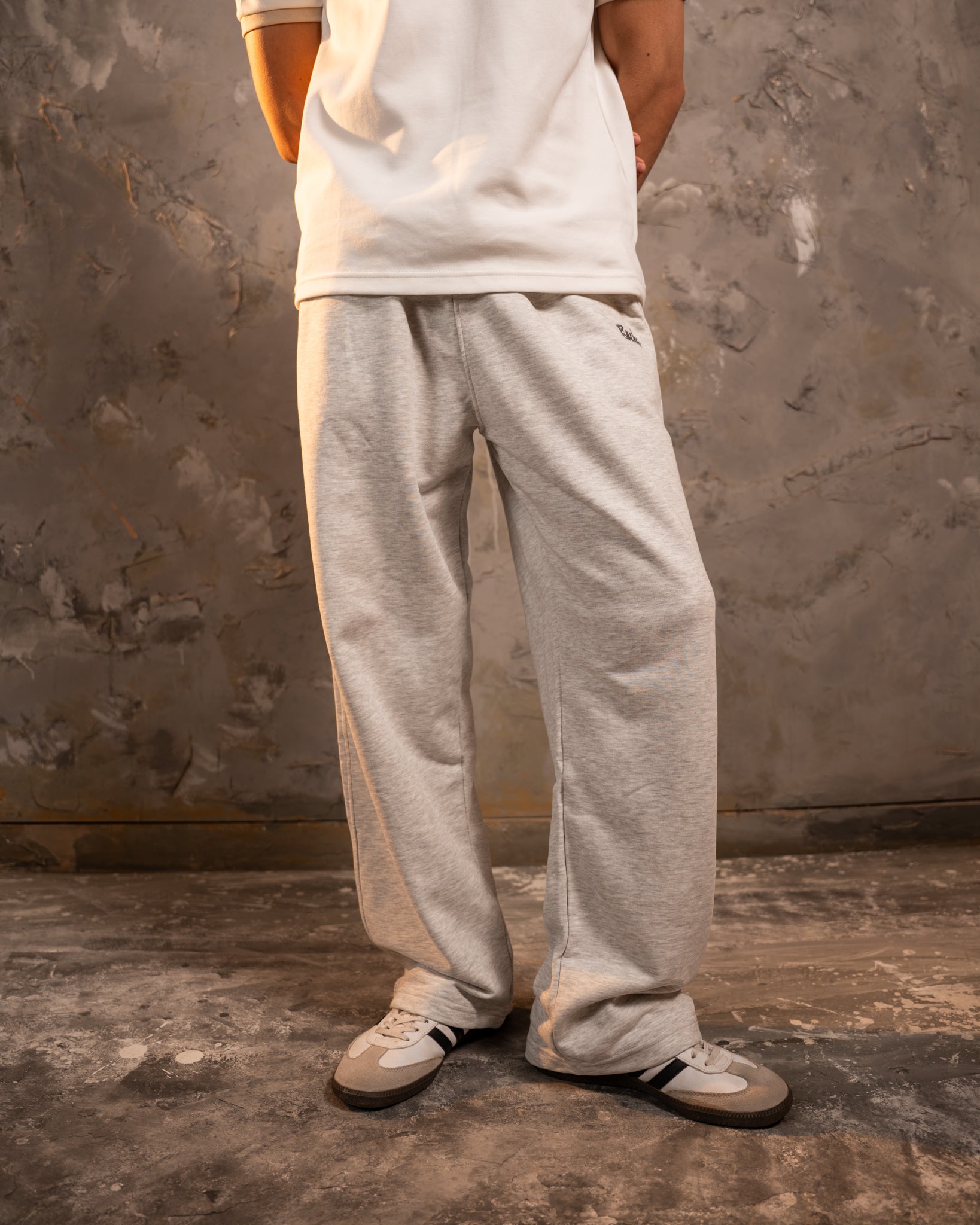 Light Grey Relaxed Fit Sweatpants