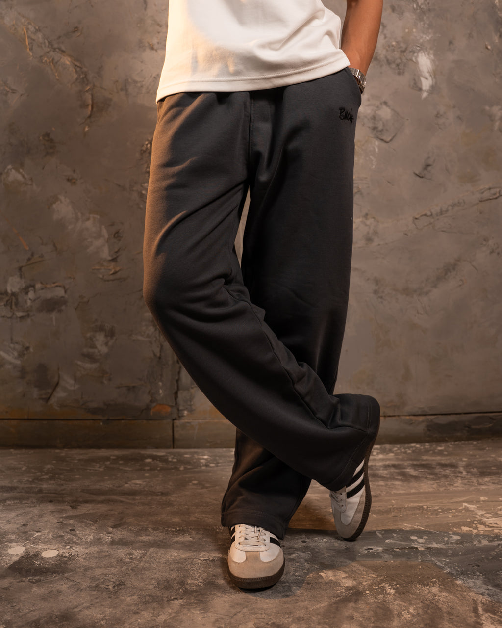 Dark Grey Relaxed Fit Sweatpants