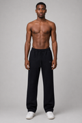 Black Relaxed Fit Sweatpants