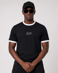 Premium Black & White Ringer Tee