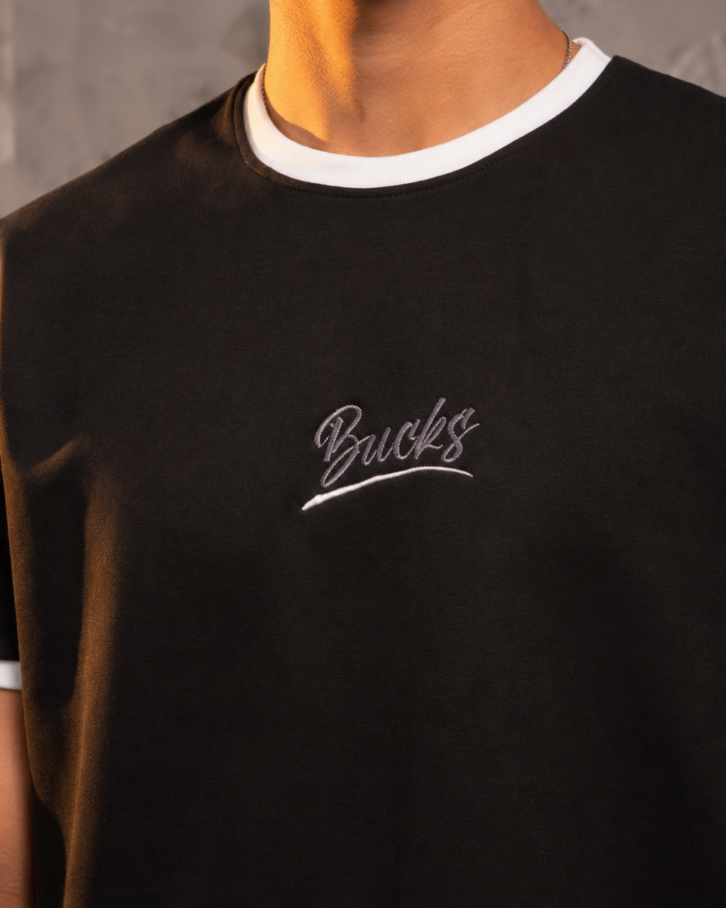 Signature Black & White Ringer Tee