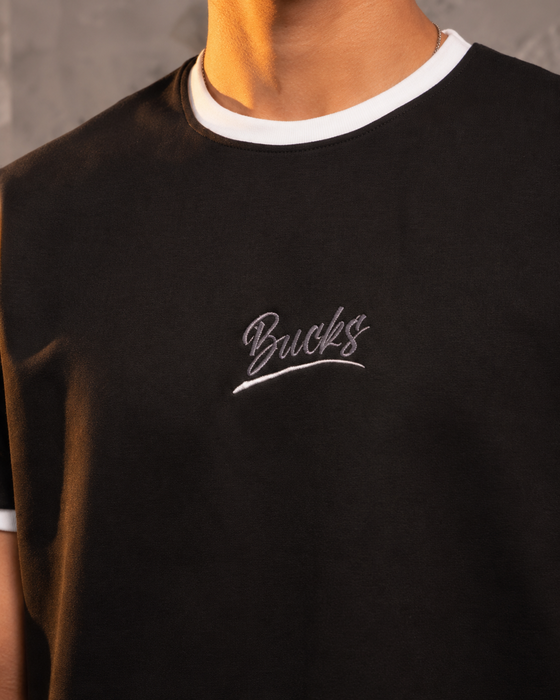 Signature Black & White Ringer Tee